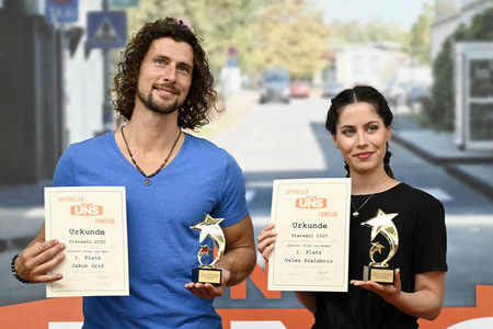 Siegerehrung der 'Unter uns'-Starwahl in Köln