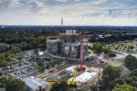 Baustelle Schulungszentrum Swiss Life in Hannover