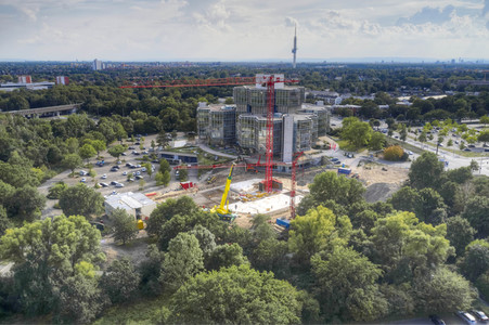 Baustelle Schulungszentrum Swiss Life in Hannover