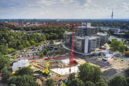 Baustelle Schulungszentrum Swiss Life in Hannover