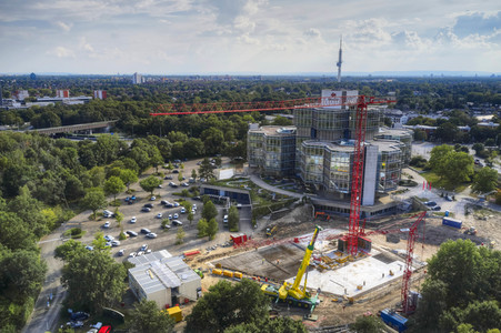 Baustelle Schulungszentrum Swiss Life in Hannover