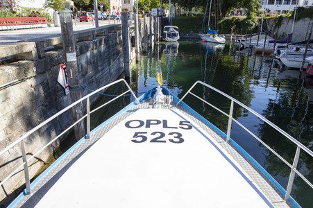 Wasserschutzpolizei auf dem Bodensee bei Überlingen