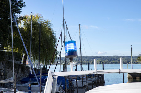 Wasserschutzpolizei auf dem Bodensee bei Überlingen