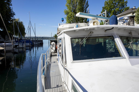 Wasserschutzpolizei auf dem Bodensee bei Überlingen