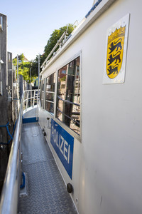 Wasserschutzpolizei auf dem Bodensee bei Überlingen