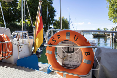 Wasserschutzpolizei auf dem Bodensee bei Überlingen
