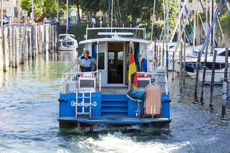 Wasserschutzpolizei auf dem Bodensee bei Überlingen