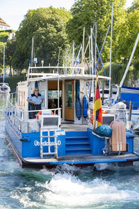 Wasserschutzpolizei auf dem Bodensee bei Überlingen