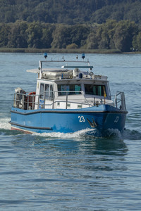 Wasserschutzpolizei auf dem Bodensee bei Überlingen