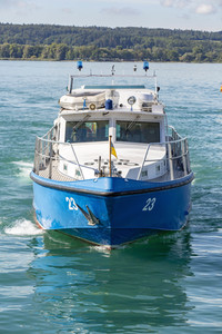 Wasserschutzpolizei auf dem Bodensee bei Überlingen