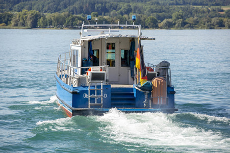 Wasserschutzpolizei auf dem Bodensee bei Überlingen