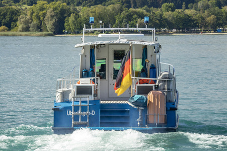 Wasserschutzpolizei auf dem Bodensee bei Überlingen