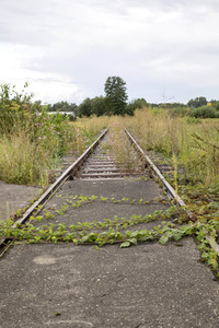 Symbolfoto stillgelegte Bahntrasse