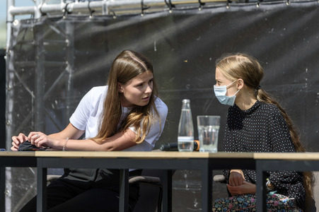Pressekonferenz mit Greta Thunberg in Berlin