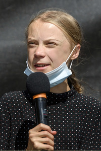 Pressekonferenz mit Greta Thunberg in Berlin