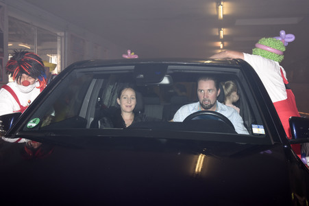 Presse-Premiere 'Clown-Car-Wash' in München