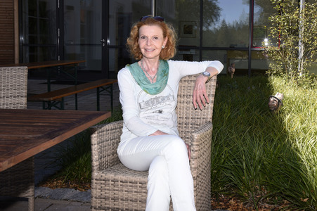 Fototermin mit Jutta Kammann in Steingaden