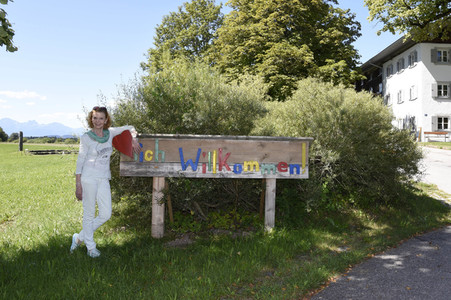 Fototermin mit Jutta Kammann in Steingaden