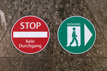 Symbolfoto Einbahnstraßensystem