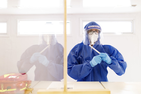 Symbolfoto Corona-Testzentrum