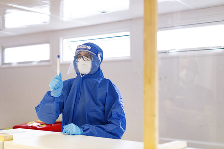 Symbolfoto Corona-Testzentrum