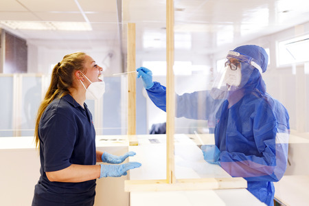 Symbolfoto Corona-Testzentrum