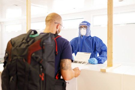 Symbolfoto Corona-Testzentrum