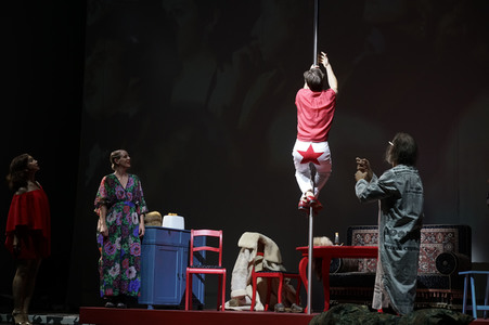 Theaterprobe 'Melissa kriegt alles' in Berlin