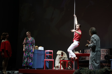 Theaterprobe 'Melissa kriegt alles' in Berlin