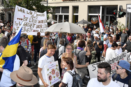 Corona-Demonstrationen in Berlin