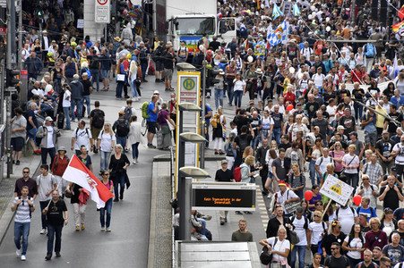 Corona-Demonstrationen in Berlin