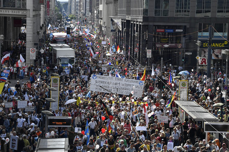 Corona-Demonstrationen in Berlin