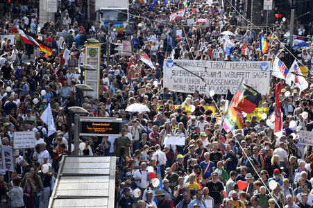 Corona-Demonstrationen in Berlin