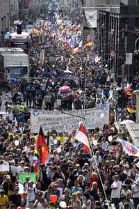 Corona-Demonstrationen in Berlin