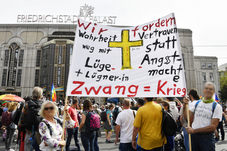 Corona-Demonstrationen in Berlin