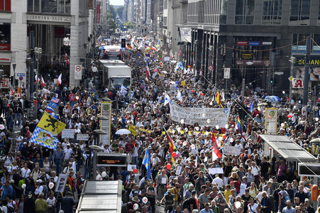Corona-Demonstrationen in Berlin