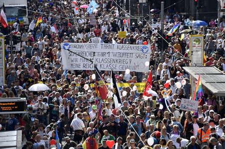 Corona-Demonstrationen in Berlin
