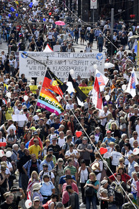 Corona-Demonstrationen in Berlin