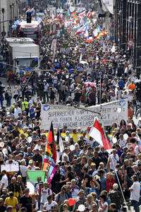 Corona-Demonstrationen in Berlin
