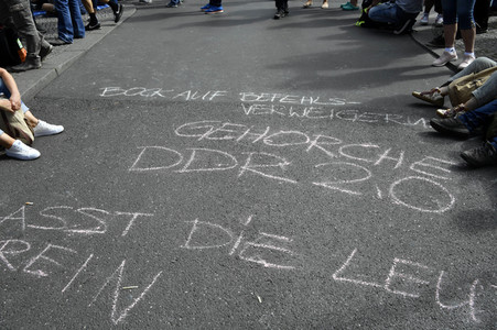 Corona-Demonstrationen in Berlin