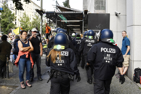 Corona-Demonstrationen in Berlin
