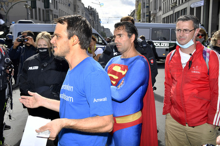 Corona-Demonstrationen in Berlin