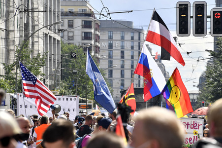 Corona-Demonstrationen in Berlin
