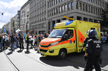 Corona-Demonstrationen in Berlin