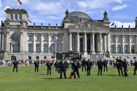 Corona-Demonstrationen in Berlin