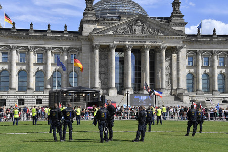 Corona-Demonstrationen in Berlin