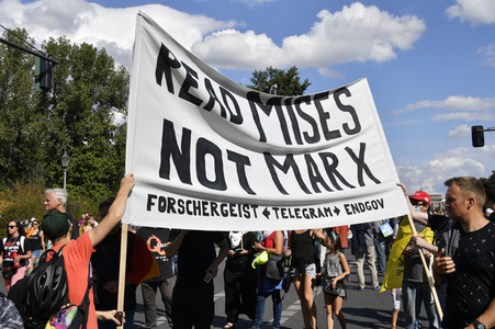 Corona-Demonstrationen in Berlin