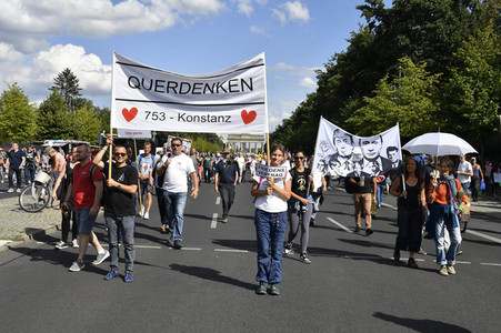 Corona-Demonstrationen in Berlin