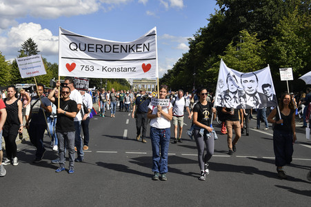 Corona-Demonstrationen in Berlin