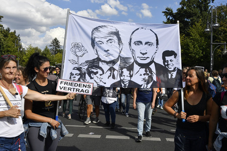 Corona-Demonstrationen in Berlin